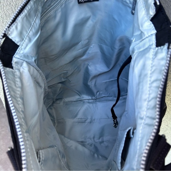 KIPLING Large Shopper Double Handle Shoulder Tote w/ Sven the Gorilla Charm NWOT - Picture 9 of 11